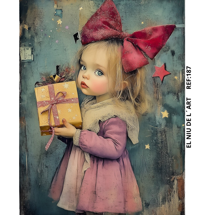 Transfer Menina Natal DTF