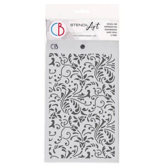 copy of Texture Stencil 8x8 Spring Fresh Flowers