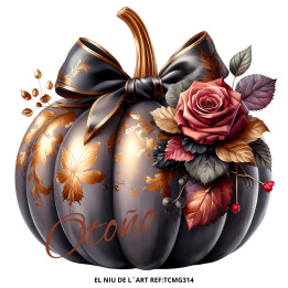 Transfer DTF Calabaza Otoño