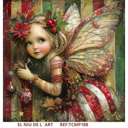 Transfer Menina de Natal DTF