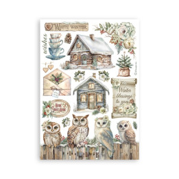 Washi pad 8 hojas A5 The Owl's House Stamperia