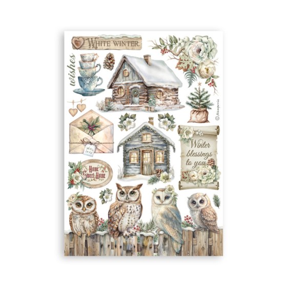 Washi pad 8 hojas A5 The Owl's House Stamperia