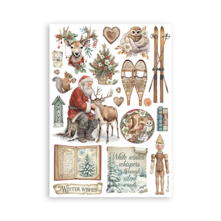Washi pad 8 hojas A5 The Owl's House Stamperia