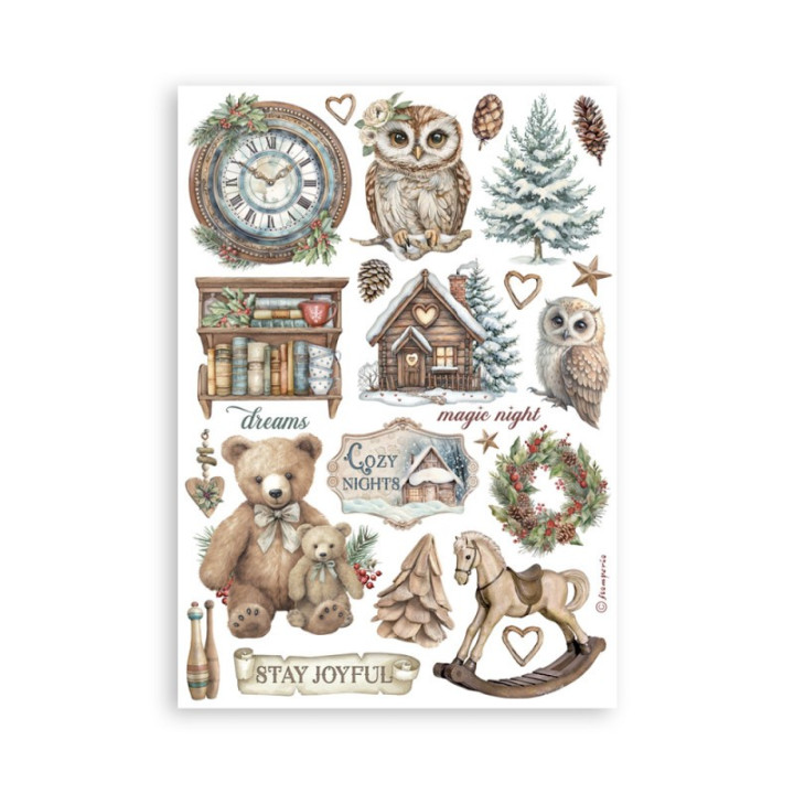 Washi pad 8 hojas A5 The Owl's House Stamperia