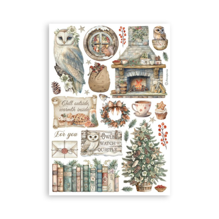 Washi pad 8 hojas A5 The Owl's House Stamperia