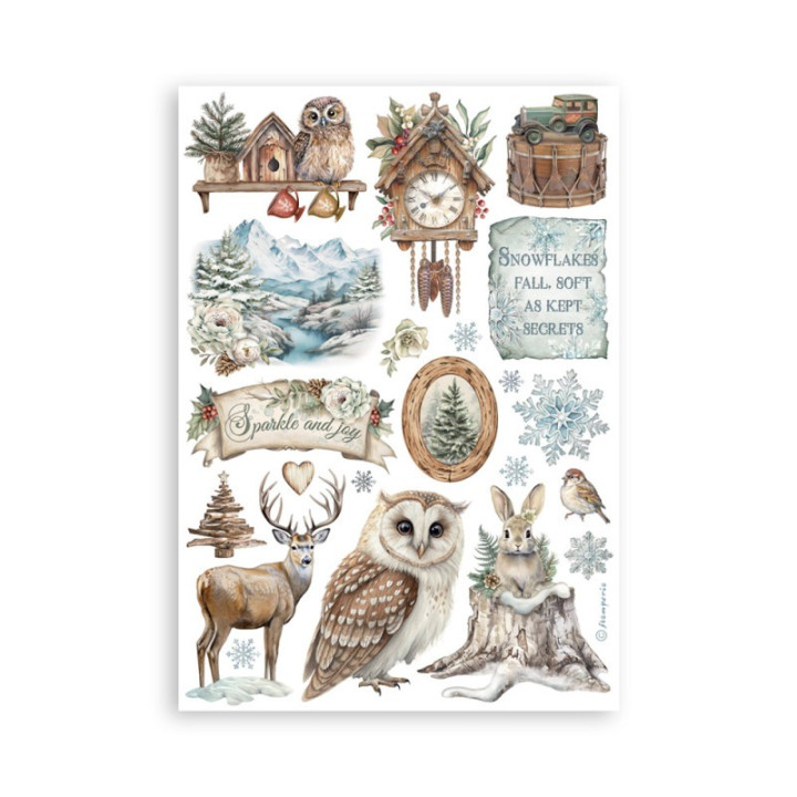 Washi pad 8 hojas A5 The Owl's House Stamperia