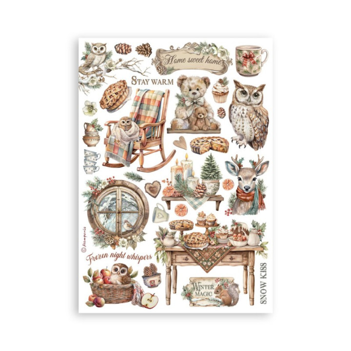 copy of Washi pad 8 hojas A5 Coffee and chocolate Stamperia