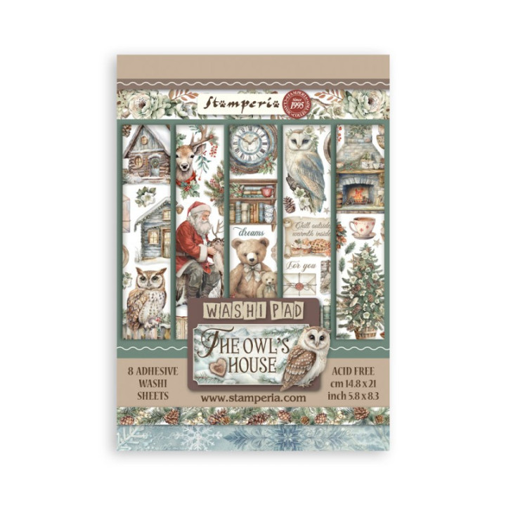 copy of Washi pad 8 hojas A5 Coffee and chocolate Stamperia