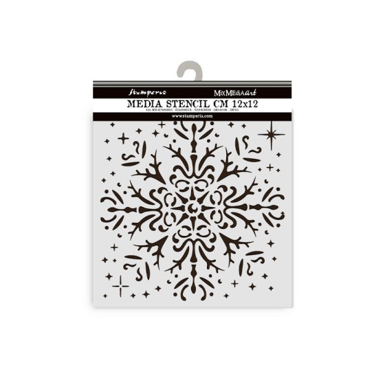 Stencil 12x12 Stamperia The Owl's House snowflake