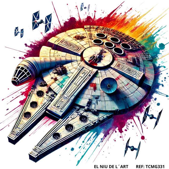 DTF transfer Star Wars gerra