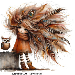 Transfer Niña de Otoño DTF