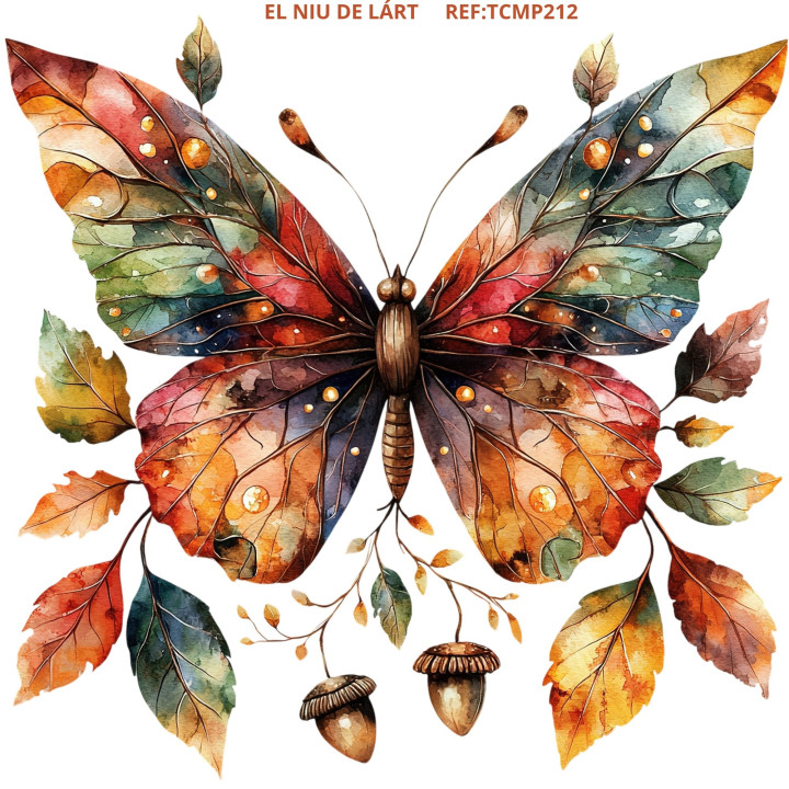 Transfer Mariposa Outono DTF