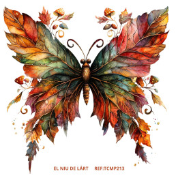 Transfer Mariposa Otoño DTF