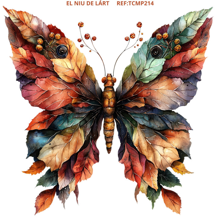 Transfer Mariposa Otoño DTF