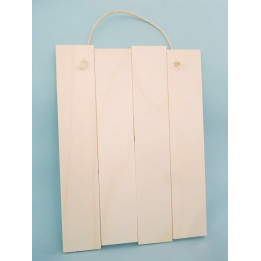 Tabla de listones con cuerda 26x35cm