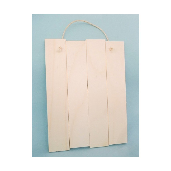 Tabla de listones con cuerda 26x35cm