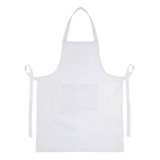 Delantal blanco 180g 82x64cm
