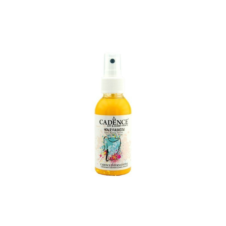 Pintura textil en spray amarillo