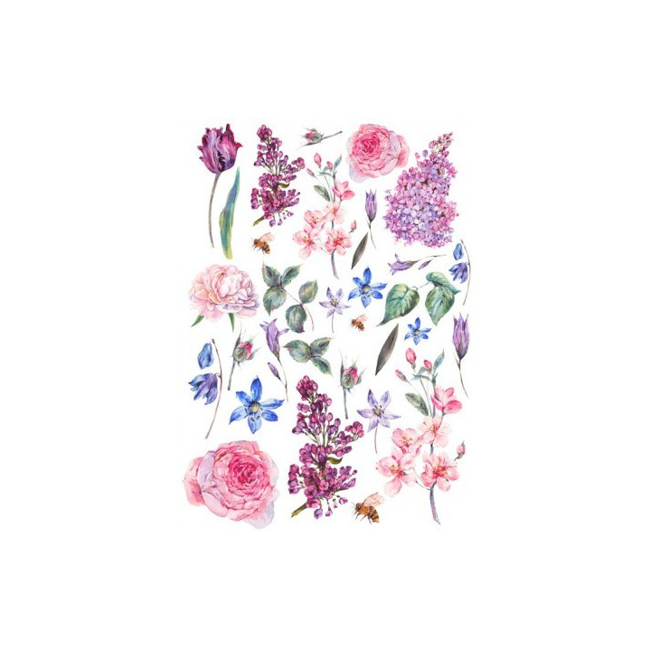 Papel De Arroz 632 FLORES SUELTAS