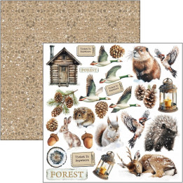 Forest Tales Fussy Cut Pad 6"x6" 24/Pkg***