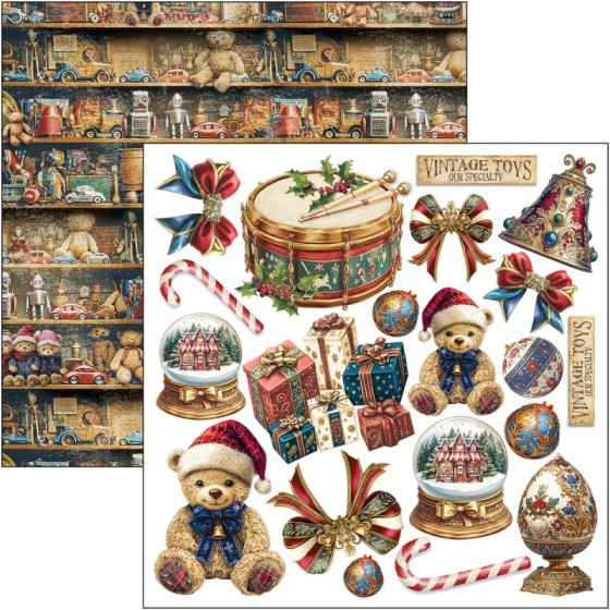 Toy Shop Fussy Cut Pad 6"x6" 24/Pkg