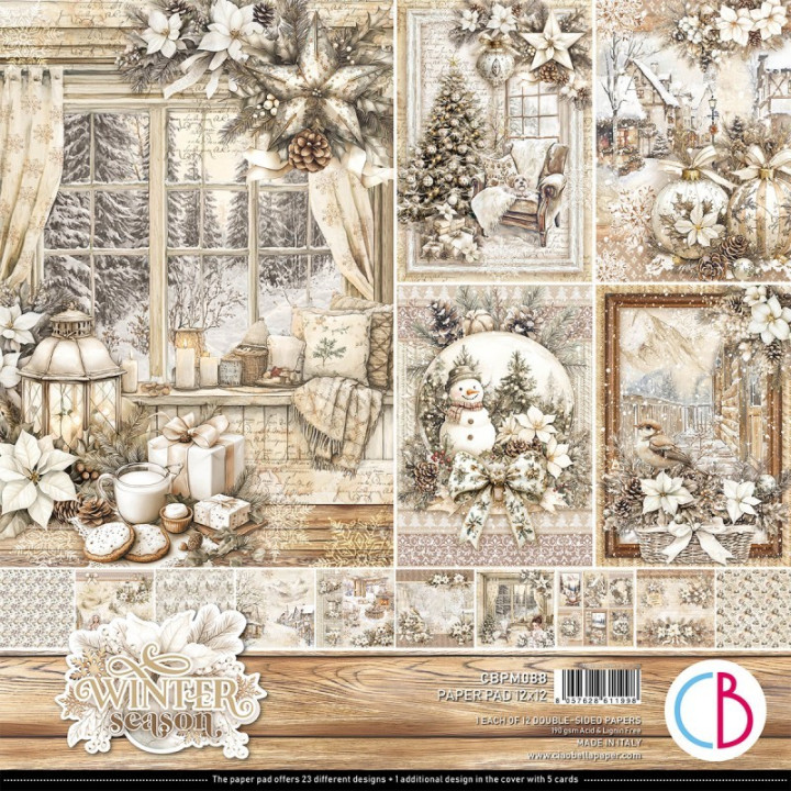 Winter season Pad 8"x8" 12/Pkg***