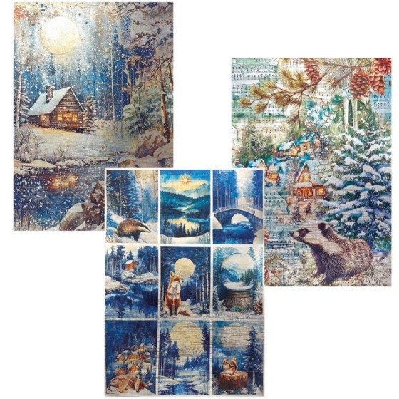 Deluxe Silver & Vellum Pack A4