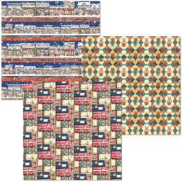 Deluxe Gold & Vellum MIXED 15x15***