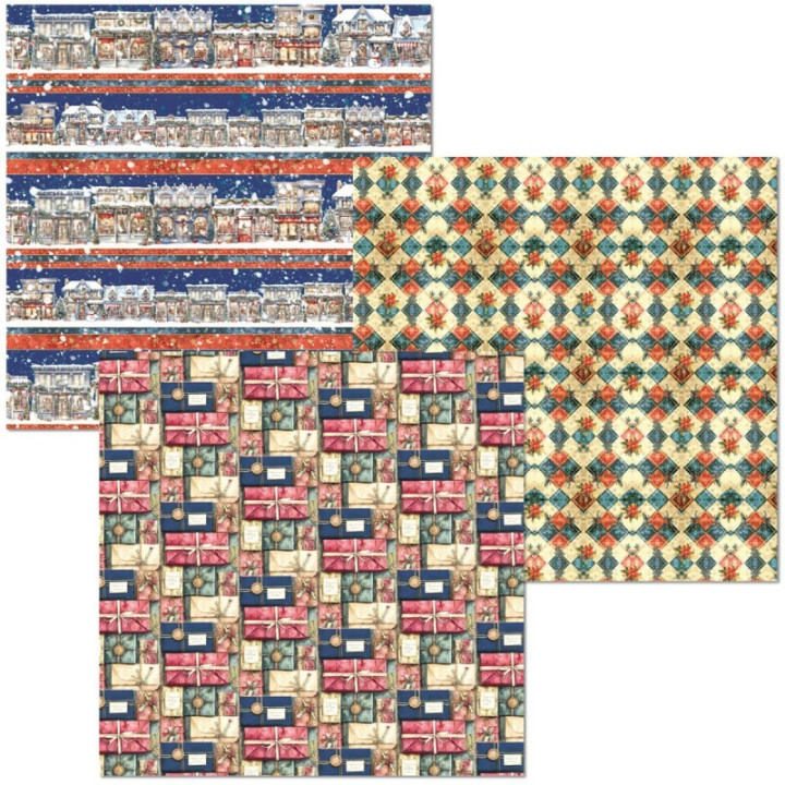 Deluxe Gold & Vellum MIXED 15x15***