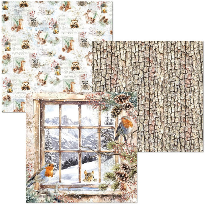 Deluxe Silver & Vellum MIXED 15x15***