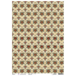 Rice Paper A3 Red Ribbon Tapestry