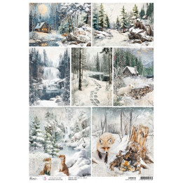 Rice Paper A3 Winter Landscapes