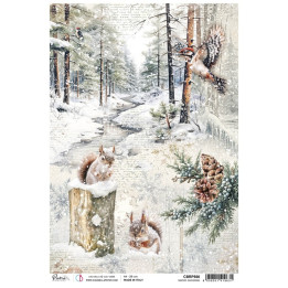 Rice Paper A4 Winter Gathering