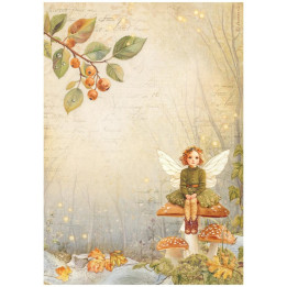 Papel de Arroz Stamperia Whispering woods hada