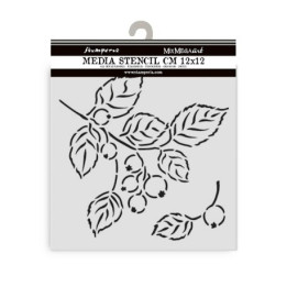 Stencil 12x12 Stamperia Whispering woods berries