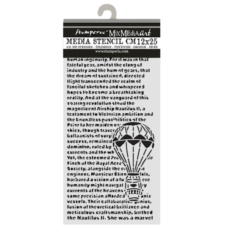 KSTD060 Stencil Stamperia alphabet 20x25 cms