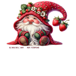 Transfer Gnomo Natal DTF