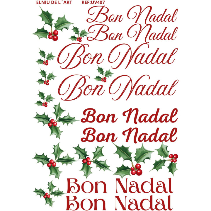 Transfer DTF Boas Festas G407
