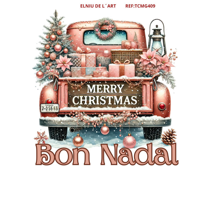 Transfer DTF Merry Christmas G409