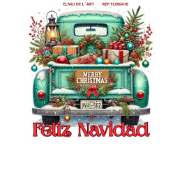 Transfer DTF Feliz Navidad