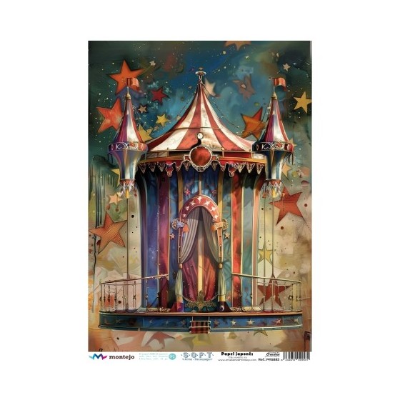 Papel de Arroz Soft A3 30x41cm CIRCO