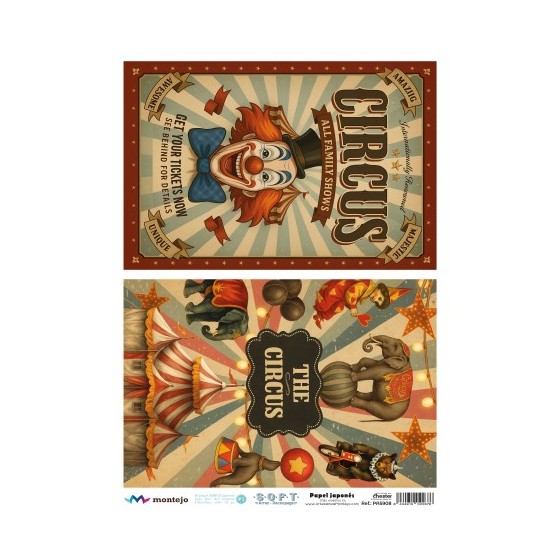 copy of Papel de Arroz Soft A3 30x41cm CIRCO