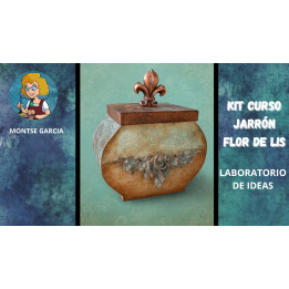KIT JARRÓN FLOR DE LYS