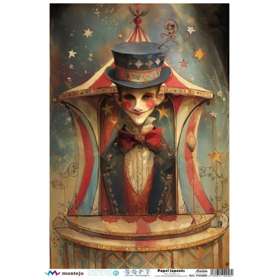 Papel de Arroz Soft A3 30x41cm CIRCO