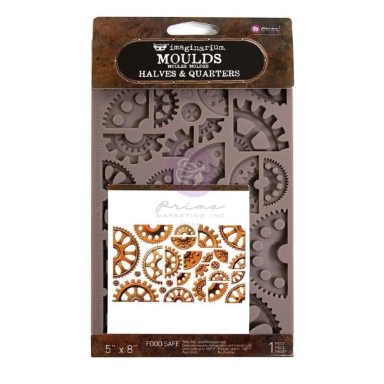 Halves And Quarters 5x8 Inch Decor Moulds (951399)
