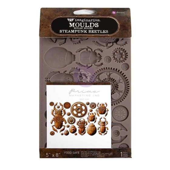 Steampunk Beetles 5x8 Inch Decor Moulds (951436)