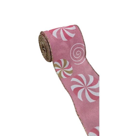 Rollo de cinta NAVIDEÑA ROSA