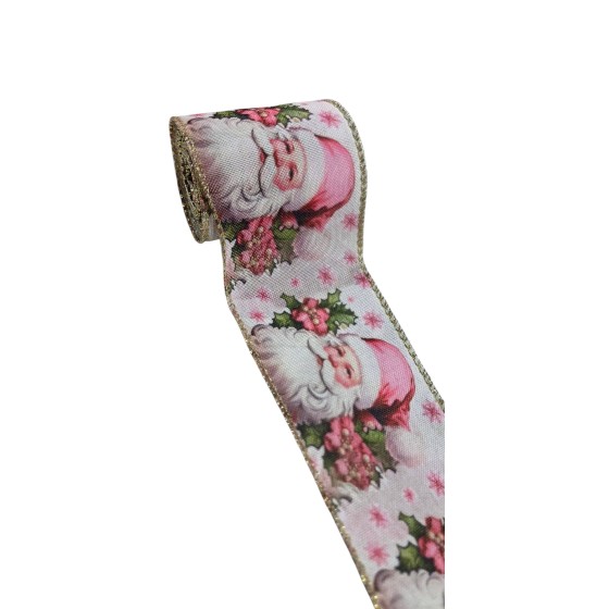 Rollo de cinta NAVIDEÑA ROSA