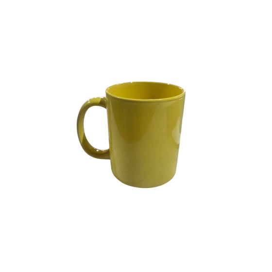 TAZA AMARILLA RECTA 330CC