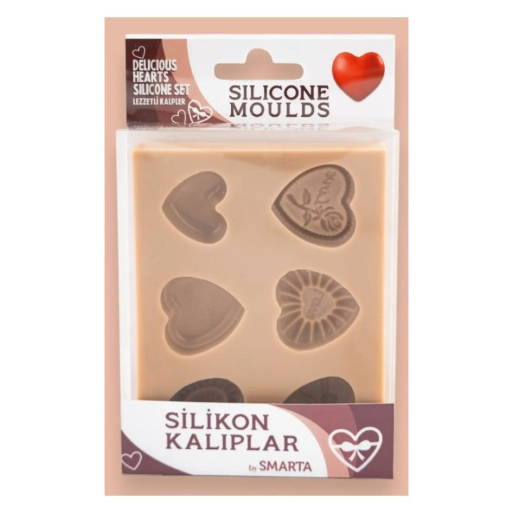 Smarta Silicone Mold - Delicious Hearts
